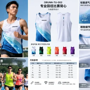 ORUNN TU-002 专业田径比赛背心完整产品详情